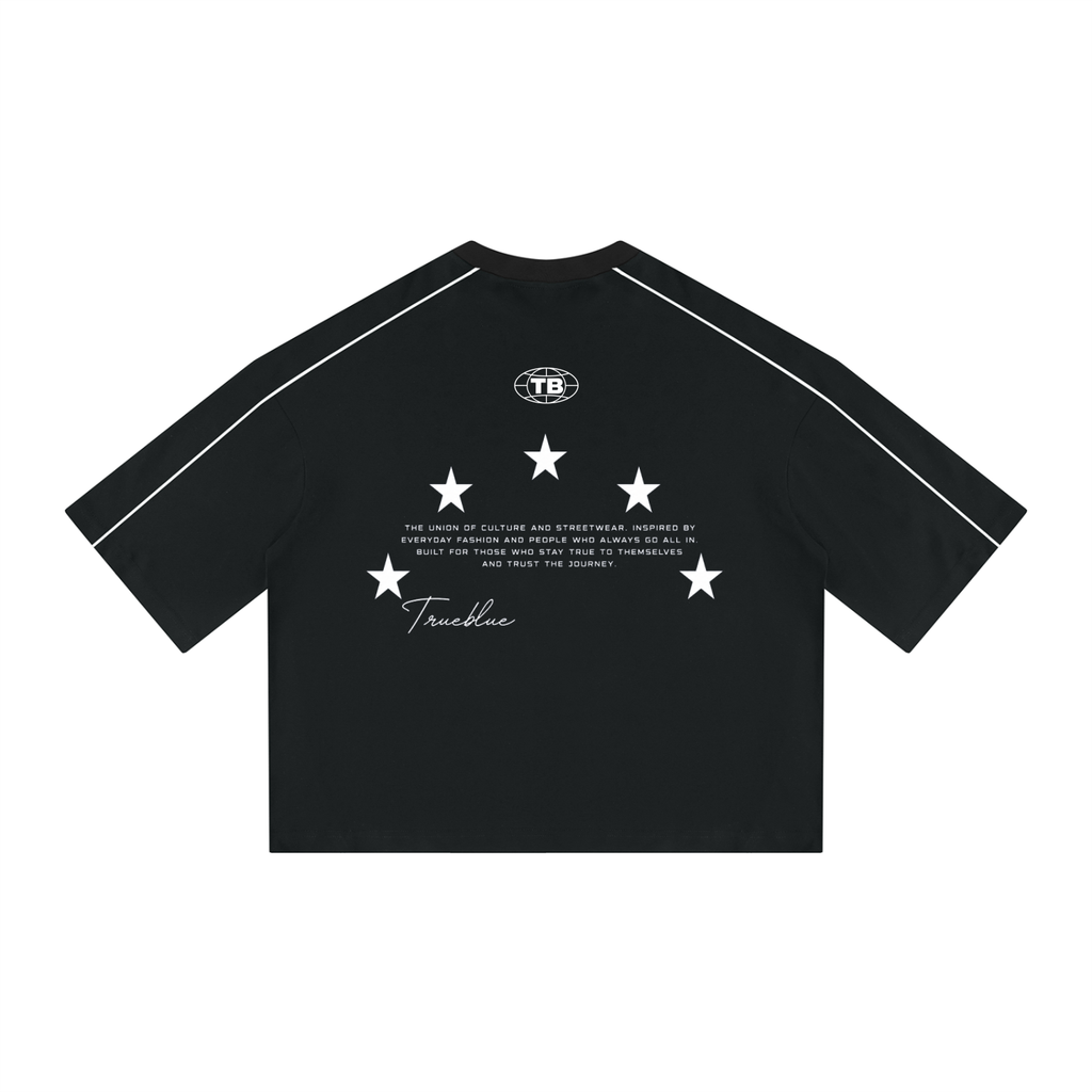 Black 5-Star Tee