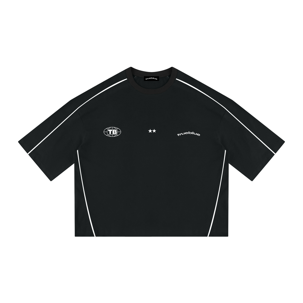 Black 5-Star Tee