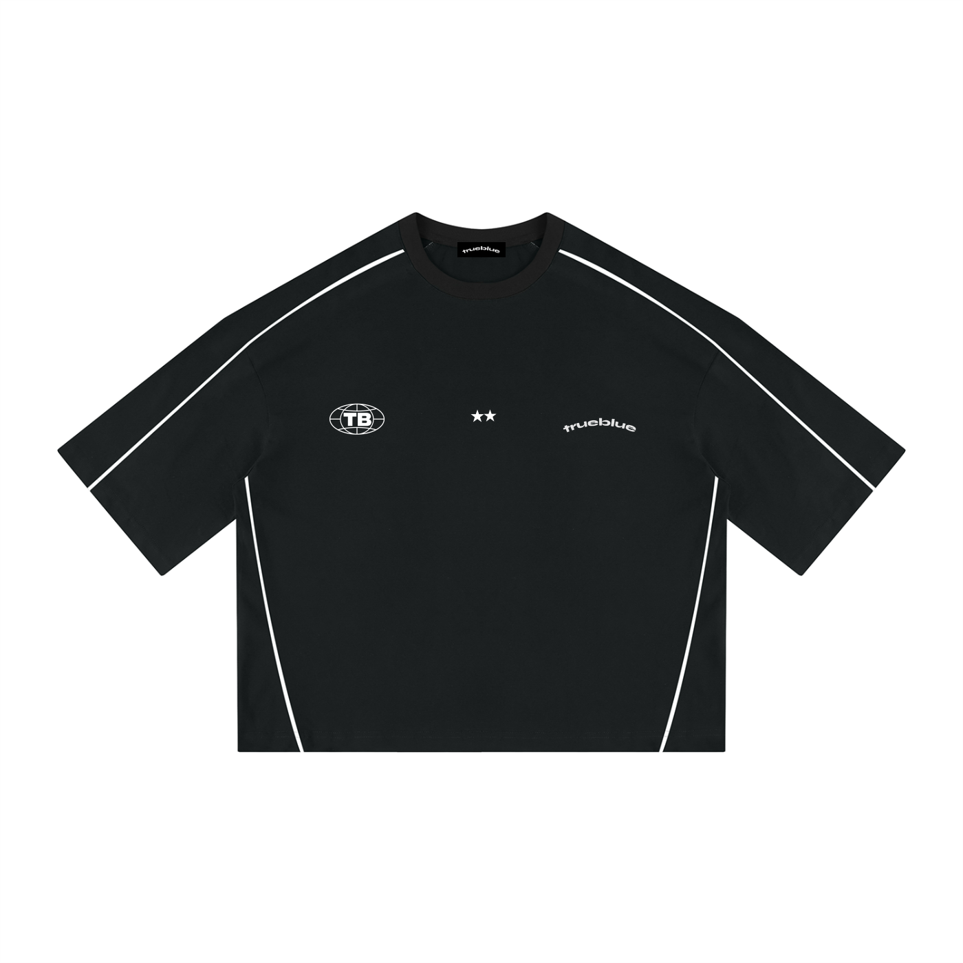 Black 5-Star Tee